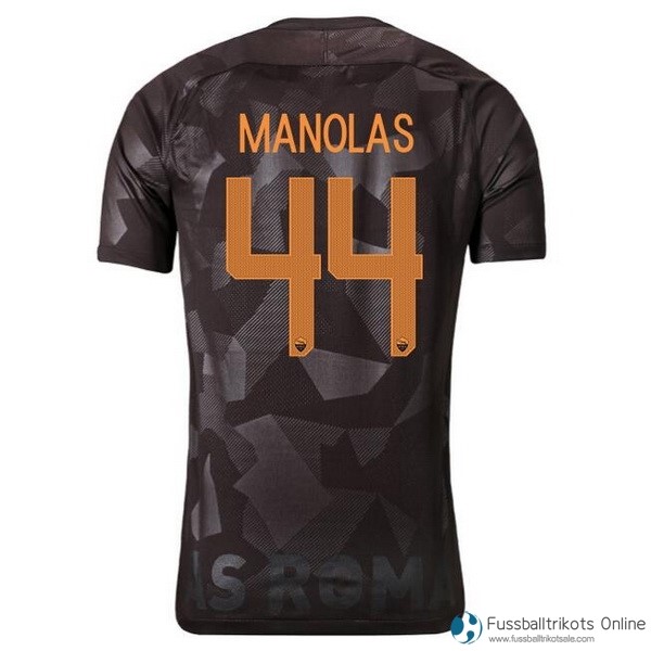 AS Roma Trikot Ausweich Manolas 2017-18 Fussballtrikots Günstig